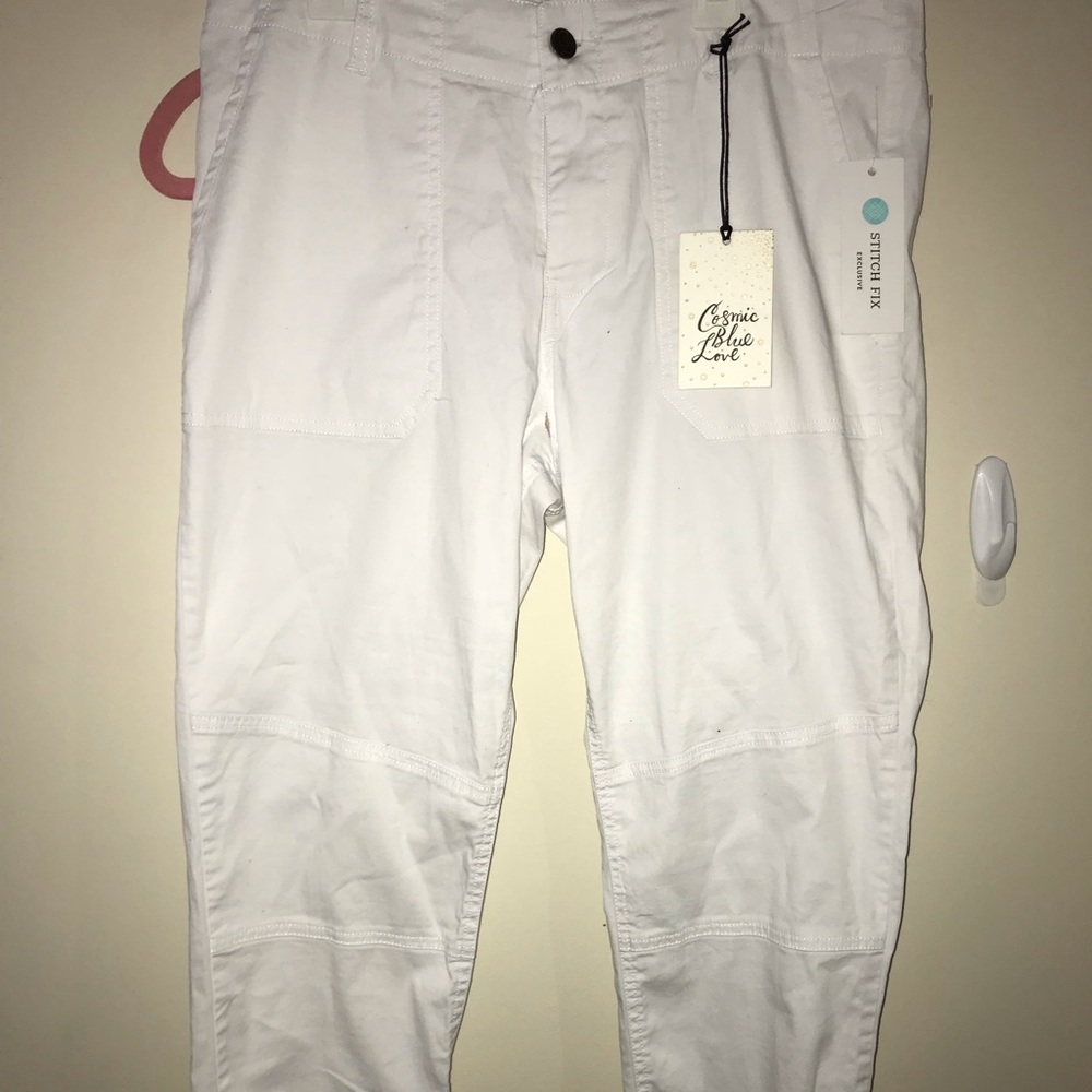 Zip up joggers
